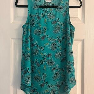 Van Heusen Blue Blouse Sophisticated Top